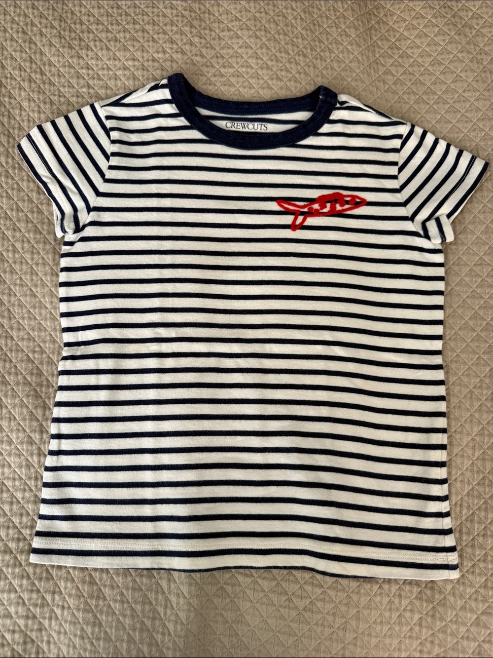 Crewcuts size 6/7 Striped Tee